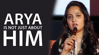 Anushka Shetty  quotArya is not just about himquot  Inji Iduppazhagi Audio Launch  BW [upl. by Riada]