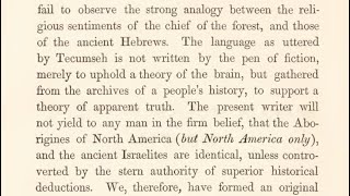 PanAfrican or PanNative Moorish Magical Spells  Tecumseh Was ALL Inclusive to HEBREWS in America [upl. by Craggie]