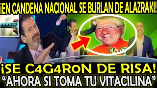 ¡EN CADENA NACIONAL SE BURLAN DE CARLOS ALAZRAKI SE C4G4R0N DE RISA DE SUS PAYASADAS EN TV DE PAGA [upl. by Aubrie]