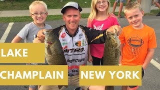 Lake Champlain Bass Fishing 2018 FLW Costa [upl. by Kurman]