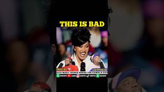 Cardi B Speech Was Terrible At Rally With Kamala Harris In Wisconsin 😂cardib kamalaharris vote [upl. by Airamat986]