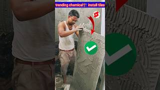 H how do tiles install chemicals। Tiles chemical manufacturing tiles youtube shorts video [upl. by Dibbrun143]