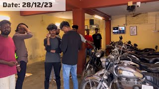 Customers waiting for VINTAGE BIKES in VINTAGE RIDER MOTORCYCLES [upl. by Ynnob]