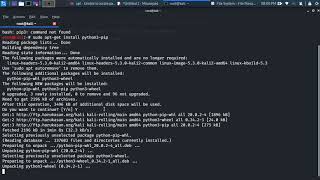 bash pip command not found  KaliUbuntu Facing error while installing Python Library using pip [upl. by Rhonda]