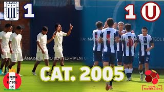 11122023 🏆COPA FEDERACIÓN 🇵🇪 ¡EL ÚLTIMO DEL AÑO ALIANZA LIMA 11 UNIVERSITARIO  CAT 2005 [upl. by Mayap891]