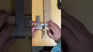 FITTING the DOOR on my CREDENZA  BLUM INSET HINGES 71B3750 woodworking furniture credenza blum [upl. by Kceb664]