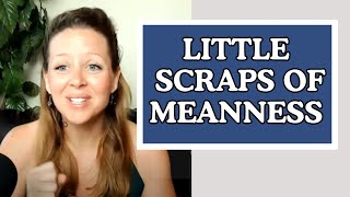 How to Forgive Little Scraps of Meanness  ACIM Teachings [upl. by Airlia982]