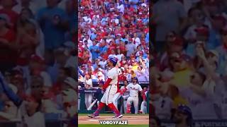 SCHWABERS 21st LEADOFF HR IN THE POST SEASON redoctober postseason phillies mlbedit mlb [upl. by Ahtiuqal]