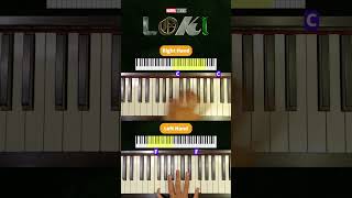 Loki Main Theme on Piano 🟢 🟢 🟡 🟡 🎹 🎹 [upl. by Magel]