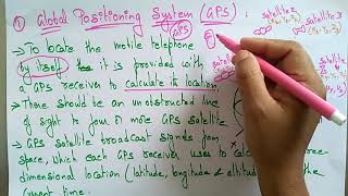 geolocation system  GPS  Part1  lec55  Bhanu Priya [upl. by Aalst]