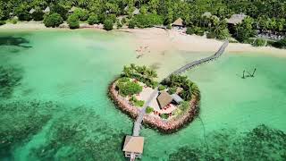 Likuliku Lagoon Resort Fiji from above [upl. by Hales]