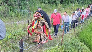 Flying Lakhe  Bhaktapur  After 100 Yrs  Guru Rajendra Maharjan [upl. by Lama]