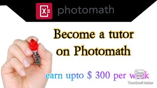 Become Tutor on photomath how to create account on photomath as tutor with test in video [upl. by Ydaj228]