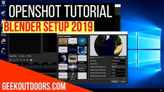 OPENSHOT TUTORIAL How To Setup Blender in Linux Mint Geekoutdoorscom EP979 [upl. by Anayeek]