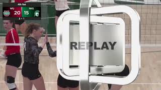 D3 Volleyball WashU v Illinois Wesleyan [upl. by Norris190]