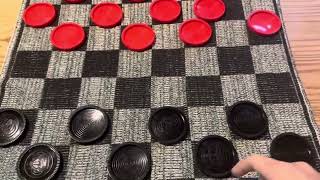 Real Review of Jumbo Checkers and Rug Checkerboard [upl. by Anahgem]