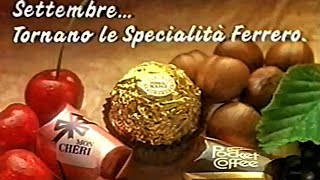 Spot  FERRERO ritorno in commercio  Settembre 1991 ❤️Raro [upl. by Junie426]