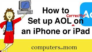 How to Set Up AOL CORRECTLY on an iPhone or Ipad 2020 [upl. by Conchita68]