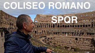 Coliseo romano Anfiteatro Flavio Roma  Italia [upl. by Alleinnad]