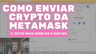 Como Transferir enviar Crypto da sua Metamask para Outra CarteiraPessoa dentro da mesma rede [upl. by Grand]