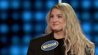 Celebrity Family Feud  Meghan Trainors Family vs Tori Kellys Family Double Round [upl. by Monney]