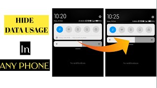 How to hide date usage statistics in notification bar 2021 [upl. by Akirrehs]