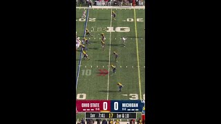 Will Johnson Jumps in Front and Picks off McCord  Michigan Football [upl. by Ajed]