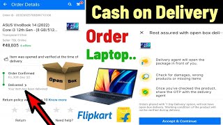 How to order laptop in flipkart  Order laptop cashon delivery in flipkart  2023 [upl. by Shanney]