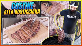 Costine alla Rosticciana  BBQ Ribs allItaliana  Grigliare Duro [upl. by Carlee177]