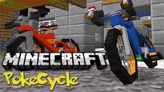 Minecraft Pokemon Bikes PokeCycles Mod Showcase [upl. by Koal]