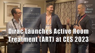 Dirac Research and StormAudio Debut Active Room Treatment Technology at CES 2023 [upl. by Sibilla]