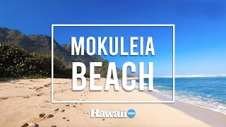 A Walk Along Peaceful Mokuleia Beach [upl. by Vyner957]