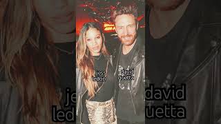 David Guetta DJ amp his sweetheart Jessica Ledon This handsome couple has a new baby named CYAN [upl. by Attenohs]