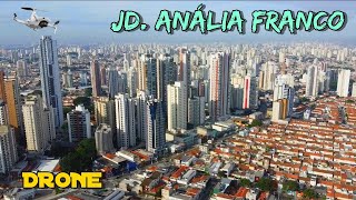 Drone voa no Jardim Anália Franco bairro nobre da zona leste de São Paulo [upl. by Jaquiss]