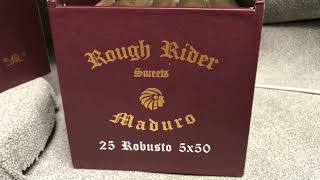 Rough Rider Sweets MADURO Cigars at Milan Tobacconists [upl. by Jacques]