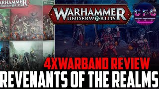 Death Warbands Review Revenants of the Realms  Warhammer Underworlds Embergard adwip [upl. by Murphy]