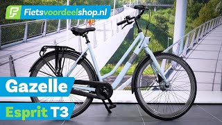 Gazelle Esprit T3  Stevige Stadsfiets handig voor School of Station [upl. by Nnylg689]