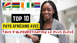 Top 10 des Pays Africains ayant le Taux dalphabétisation des adultes le plus élevé [upl. by Allsun786]