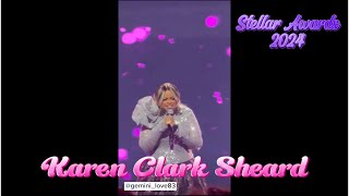 Karen Clark Sheard “Yes” Stellar Awards 2024 [upl. by Ritter868]