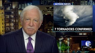 WPVITV 6ABC Philadelphia  Tornado Damage Coverage  July 30 2021 [upl. by Ebba]