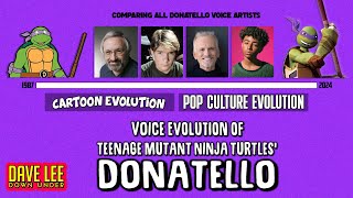 Voice Evolution of TMNTs DONATELLO Compared amp Explained  37 Years  CARTOON EVOLUTION [upl. by Loraine]