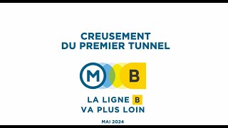 Fin de creusement du 1er tunnel  Connexion Ligne B [upl. by Odom423]