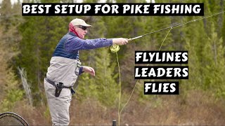 How to Setup for Pike Fly Fishing  Leaders Flies Flylines [upl. by Bullis960]