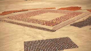 Macedonian Pikeman amp Archers Vs 13500 Roman Eagle Legionaries  Total War Rome 2 [upl. by Sotnas916]