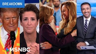 See it Trumps campaign closing comes after Harris unlikely rise in bonkers year MSNBC Supercut [upl. by Kere]