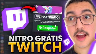 NOVO 3 MESES de DISCORD NITRO GRÁTIS pela TWITCH [upl. by Assetak848]