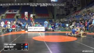 170 Champ Round 1  Jacob Gray Indiana vs Cody Mecham Utah [upl. by Griselda434]