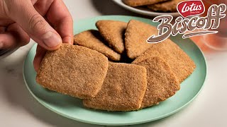 Homemade Lotus Biscoff Cookies Recipe  Vegan Friendly [upl. by Asin]