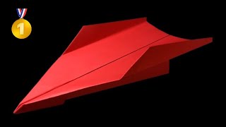 How to make a Paper Airplane that Flies Far and Straight  Best Paper Planes  Pappersflygplan [upl. by Ynahpets]