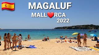 🇪🇸 Magaluf 🏖 Mallorca ❤ 28th May  Walking tour  Spain 2022  Beach walk [upl. by Waters]